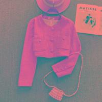 ราคา เสื้อคลุมผ้าทวีดหัวเข็มขัดโลหะสไตล์ชาแนลสำหรับผู้หญิงเสื้อแฟชั่นดูแพงแบบสั้นเรียบหรูแบบเซเลบริตี้แบบใหม่ฤดูใบไม้ผลิและฤดูใบไม้ร่วง (20425054455)