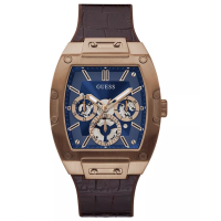 ราคา GUESS Mens Tan Leather Silicone Flex Strap Watch GW0202G3 GW0202G1 GW0202G2 GW0202G4 GW0202G6 43mm (20072200301)