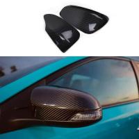 ราคา Motorshow Fit สำหรับ Yaris ATIV รถกระจกภายนอกฝาครอบ กระจกมองข้างรถยนต์กรอบกันกระแทก 2 PC Fit รถยนต์ Toyota Yaris ATIV 2017 2018 2019 คาร์บอนไฟเบอร์ (715112983)