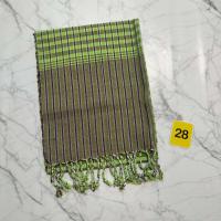 ราคา ผ้าพันคอทอมือ ผ้าพันคอผู้ชาย ผ้าพันคอฝ้ายทอมือ ผ้าพันคอลายสก๊อต งานครูสลาหน้าแคบ ขนาดผ้ากว้าง 20 ซม ยาว 200 ซม (20366264721)