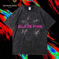 ราคา เสื้อยืด พิมพ์ลาย Tryworldbdg OFFICIAL BLACKPINK ขนาดใหญ่ เสื้อเชิ้ต ซักได้ หินล้างทําความสะอาด เสื้อยืด ขนาดใหญ่ เสื้อยืด พิมพ์ลาย Blackpink ซักได้ s 5xl o (19999434608)