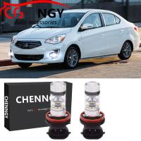 ราคา สำหรับมิตซูบิชิมิราจ G4ซีดาน2014 2020 6000พัน9 32โวลต์โปรเจคเตอร์ LED ด้านหน้าไฟตัดหมอกหลอดไฟชุด 1คู่ (16202990749)