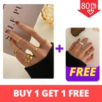 ราคา FINE TOO แหวนแฟชั่นผู้หญิง แหวนแฟชั่น ลายผีเสื้อ 2ชิ้น (9103699567)