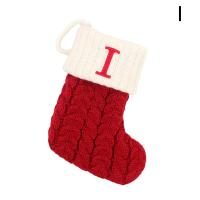 ราคา 2023 Christmas Socks Letter Knitted Embroidered Christmas Decorative Socks Tree Gift Christmas Socks Storage Bag S9Y8 (19959959830)