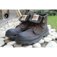 ราคา รองเท้าบูทเดินป่าสำหรับผู้ชาย Original Black Master Palladium Outdoor Field Boots (19345002210)