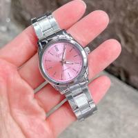 ราคา ใหม่ล่าสุด นาฬิกาข้อมือผู้หญิงแฟชั่น casio หน้าปัดชมพู หวานละมุน สวยงามสียอดฮิตคลาสิคสีใหม่ กันน้ำได้ ฟรี ถ่านสำiอง (14832886803)