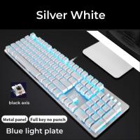 ราคา HP GK100 Game Mechanical Keyboard Professional Esports Wired Keyboard 104 Keys N key rollover Backlight effect Comfortable Gaming Keyboard (20662395336)