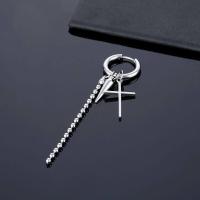 ราคา ต่างหูผู้ชาย ตุ้มหูผู้ชาย จิวหูผู้ชาย ตั่งหูชาย ตุ่มหูชายเท่ๆ ย้อนยุค บุคลิกภาพ ชนกลุ่มน้อย เหล็กไทเทเนียม หัวเข็มขัดหู โซ่ยาว จี้ไม้กางเขน พังค์ อารมณ์ คลิปหูผู้หญิง K Pop EAR cuff ต่างหูสไตล์เกาหลี 