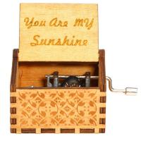ราคา แบรนด์ใหม่ Harry Potter You Are My Sunshine Beauty And The Beast Vintage ประณีตไม้ Hand Cranked Music Box โบราณแกะสลักงานฝีมือตกแต่งบ้านเครื่องประดับเด็กวันเกิดของขวัญ (16846918226)