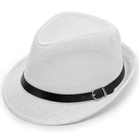 ราคา หมวกปานามาสาน ผู้ใหญ่ Straw Fedora สต็อคส่งจากไทย รอบหมวกด้านใน 58 ซม (19315786737)