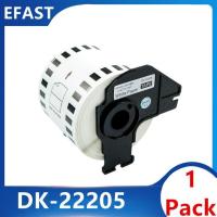 ราคา 1PK Rolls Compatible DK 22205 Label TAPE 62mm 30 48M Continuous for Brother Label Printer White Paper DK22205 Full Blank Sticker (18810586853)