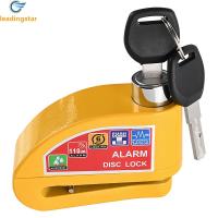 ราคา LeadingStar Fast Delivery Motorcycle Alarm Disc Brake Lock DIY Motorcycle Alarm Theft Prevention Plastics stainless Steel Security Wheel Disk Lock (20689367377)