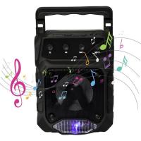 ราคา Outdoor Speakers Waterproof Stereo Bass Solar Powered Speaker Wireless Speaker with Large Handle and LED Light Portable Outdoor Speaker System for Camping Beach Party active (20583368686)