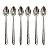 ราคา ช้อนคนกาแฟสแตนเลส ช้อนคนด้ามยาวช้อนชงเครื่องดื่ม 1แพค4ด้าม (18245289207)