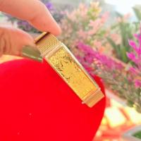 ราคา กำไลสายนาฬิกา ท้าวเวสสุวรรณ แผ่นทองแท้ 0 2 กรัม ทองคำแท้ 99 99 ข้อมือสายมู ห้ามพลาด มีใบรับประกัน (17718469577)