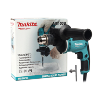 ราคา Makita สว่านกระแทก 13 มม รุ่น M8103B 710W ปรับรอบ ซ้าย ขวา ของแท้ พร้อมส่ง (21029820020)