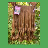 ราคา แฮร์พีช hairpiece แฮร์พีช calawigs ชิ้นหนาพิเศษไหมด้านเหมือนผมจริง แฮร์พีชปลายงุ้ม รหัส S8912L กว้าง26cm ยาว55cm (7166956382)