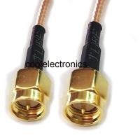 ราคา SMA Male to SMA Male Connector RF RG316 Coax Coaxial Pigtail Cable 10 15 20 30 50cm 1 2 3 5 10 15 20m (7889359447)