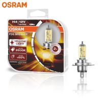 ราคา Osram Fog Breaker H1 H3 H4 H7 H8 H11 H16 HB3 HB4 2600K โคมไฟรถยนต์ฮาโลเจนสีเหลืองอ่อน (20316151428)