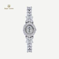 ราคา นาฬิกาข้อมือผู้หญิง Royal Crown ประดับเพชร CZ รุ่น 2527-B17