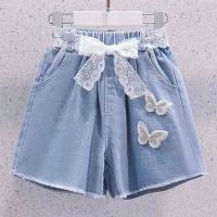 ราคา pandu กางเกงยีนขาสั้นเด็กผู้หญิง กางเกงยีนส์ขาสั้นแต่งมุก กางเกงเด็กหญิงขาสั้น กางเกงยีนส์ขาสั้นเด็กโต3 12ปี กางเกงขาสั้นผ้ายีนส์ร่อง (18798281095)