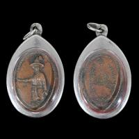 ราคา เหรียญพระเจ้าตากสิน รุ่นไพรีพินาศ วัดโพธิ์บางคล้า จ ฉะเชิงเทรา ปี2558 เนื้อกะไหล่ทอง จี้พระ เลี่ยมกรอบสแตนเลสแท้ 100 (16425579772)