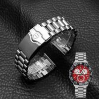 ราคา 2023 Original Gelang jam tangan baja tahan karat Solid gelang 20MM 22MM untuk FORMULA 1 MONACO AQUARACER gelang jam tangan pria (20142914018)