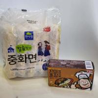 ราคา เส้นจาจังมยอน ChineseStyleNoodles 1kg 중화면 ซอสชุนจัง ผงจัมปงสำเร็จรูป (17967777923)