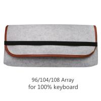 ราคา Mechanical Keyboard Protection Bag Dust Large Capacity Flip Cover Felt Cloth Storage Bag for 60 68 87 104 Keys GK61 SK64 GH60 POKER FILCO DUCKY (18220903748)