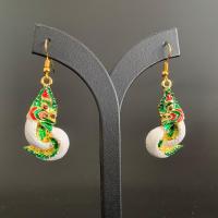 ราคา จัดส่งทันที ต่างหูรูปปลาสวยงามมากเครื่องประดับไทยโบราณต่างหูแฟชั่นสำหรับผู้หญิง (20855867802)