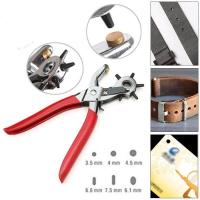 ราคา Smartconn 6 ขนาดชุด Revolving Heavy Duty เข็มขัดหนัง Hole Punch Puncher ตัดคีมเจาะตาไก่ RedLeather เข็มขัด นาฬิกา ยาง กระดาษแข็ง พลาสติกคีมหนีบเจาะ (751820709)
