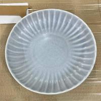 ราคา จานเซรามิค ขนาด 8 นิ้ว จานเซรามิค ceramic plate จานก้นลึก จานรูปเปลือกหอย จานใส่อาหาร จานเนื้อหนา เข้าไมโครเวฟได้ (21134841714)