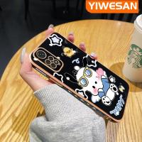 ราคา YIWESAN เคสสำหรับ Xiaomi Redmi โน๊ต11 Note 11 S Note 5G Note 11T Note 11 SE Poco M4 Pro 5G เคสการ์ตูนน่ารัก Pochacco รูปแบบขอบสี่เหลี่ยมใหม่เคลือบซิลิโคนนิ่มเคสมือถือกล่องกันกระแทกป้องกันเลนส์กล้อง (2
