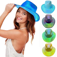 ราคา Hat Cowgirl Costume Bright Hats Cowboy Cap Women Cowgirl Hat Cowboy Hat Ball Party Hats (19829785124)