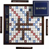 ราคา Winning Solutions Inc Scrabble Deluxe Edition with Rotating Wooden Game Board (20703059315)