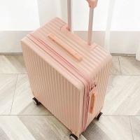 ราคา GQB191สไตล์ญี่ปุ่นใหม่ Hipster กระเป๋าเดินทางนักเรียนหญิงตาข่ายสีแดงกระเป๋าลากกระเป๋าเดินทางสไตล์เกาหลีผู้ชายรหัสผ่านกระเป๋าเดินทางเคสหนังแฟชั่น (13327177364)