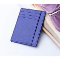 ราคา พร้อมส่ง หนังวัวแท้ ซองหนัง กระเป๋าบัตร ซองบัตร Card Holder Mini Wallet หนังวัวแท้ Saffiano S5 58 (4574060385)