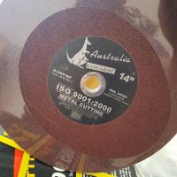 ราคา ใบตัด แผ่นตัด ใบตัดเหล็ก อย่างดี 14 นิ้ว ตราจิงโจ้ กล่องละ 25ใบ ตัดได้หลายรอบไม่แตก (3567394563)