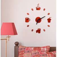 ราคา นาฬิกาติดผนัง 3D Wall Sticker Clock DIY Modern Acrylic กระจกเงา สติกเกอร์ นาฬิกาแขวน นาฬิกาติดผนัง ร่วมสมัย นาฬิกาติดผนังบ้าน Cafe Coffee ตกแต่งบ้าน (10322013817)
