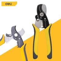 ราคา Deli คีมปอกสายไฟ 6 5 7 นิ้ว คีมปลอกสายไฟ คีมตัด คีมปอก คีมตัดสายไฟ คีมย้ำหางปล อุปกรณ์คีมปอกสายไฟ อเนกประสงค์ คีมปอกสายออโต้ คีมสาย (16774071632)