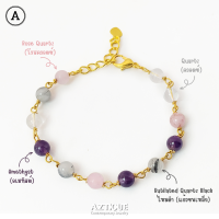 ราคา Lucky Stone Bracelet สร้อยข้อมือ หินมงคล หินนำโชค 5มิล (16846708463)