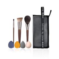 ราคา OVW 3pcs Makeup Brushes Sets with Bag Professional Goat Hair Eyeshadow Beauty Make Up Brush Synthetic Foundation Brush (18313464417)