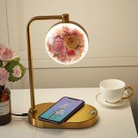 ราคา DT07 64 โคมไฟชาร์จโทรศัพท์ไร้สายตกแต่งดอกไม้ โคมไฟประไฟได้3สี พร้อมที่ชาร์จไร้สาย (17648084998)