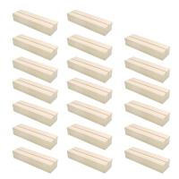 ราคา ที่เสียบบัตรไม้20ชิ้นขาตั้งหมายเลขโต๊ะไม้กรอบรูปภาพขาตั้งป้ายอะคริลิกสำหรับป้ายชื่อเลขโต๊ะปาร์ตี้งานแต่งงาน (21198074839)