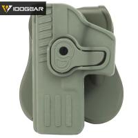 ราคา IDOGEAR ซองยุทธวิธีสำหรับ Glocks G17 G19ปล่อยอย่างรวดเร็วเกมสงครามทางทหาร TPE สำหรับมือซ้ายและมือขวาการวาดเร็วซองใส่ปืนปรับ360องศา Tokyo Marui KJW ซอง6913 (19805363035)