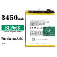 ราคา แบตเตอรี่ Oppo R15 Battery BLP663 Battery 3450mAh รับประกันคุณภาพ (19717521143)