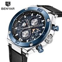 ราคา BENYAR 2020 ใหม่ควอตซ์นาฬิกาผู้ชายมัลติฟังก์ชั่กีฬาโครโนกราฟนาฬิกาชายยอดนิยมแบรนด์หรูนาฬิกาข้อมือ (1814692300)
