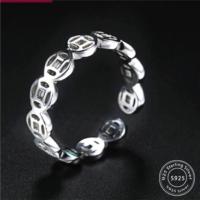 ราคา แหวนเงินแท้ S925 พร้อมกล่อง SR46 (13133187284)