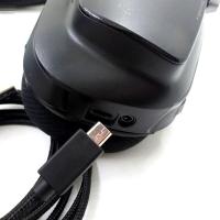 ราคา 2M สีดำหูฟัง USB สายไฟสายออดิโอสำหรับ Logitech G633 G633s ชุดหูฟัง (9146882499)