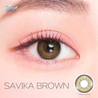 ราคา รุ่น Savika Brown Angelzone Color Contactlens Savika Model (420990543)